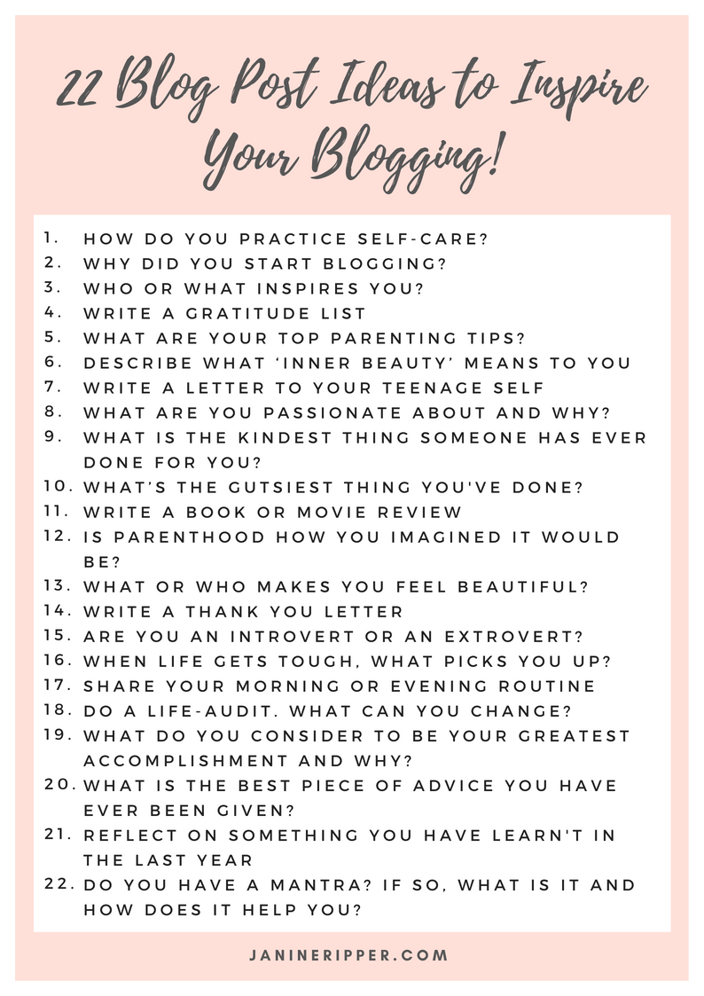 82 Blog Post Ideas To Inspire Your Blogging